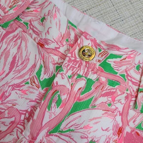 Lilly Pulitzer Pink Colony Callahan Shorts Size‎ 2 - Picture 5 of 5